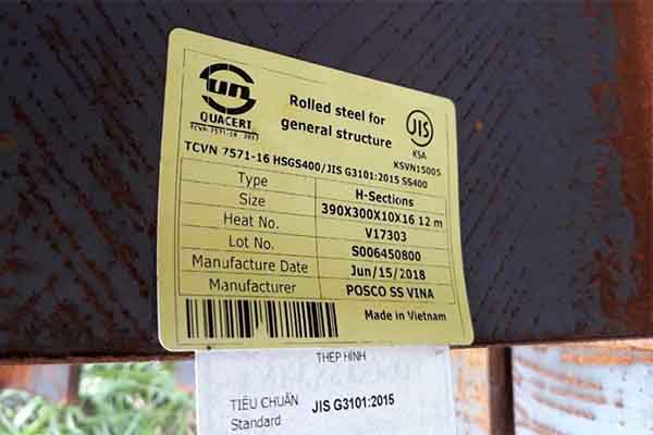Thép hình I390 posco