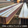 Thép hình I 396 x 199 x 7 x 11 x 12m Thép hình I396