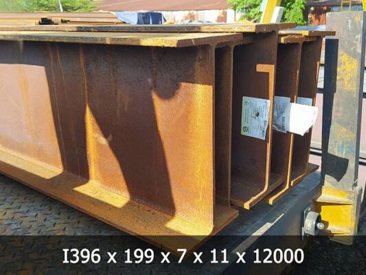 Thép hình I396x199x7x11x12m