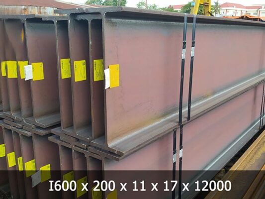 Thép hình I600x200x11x17x12 Posco